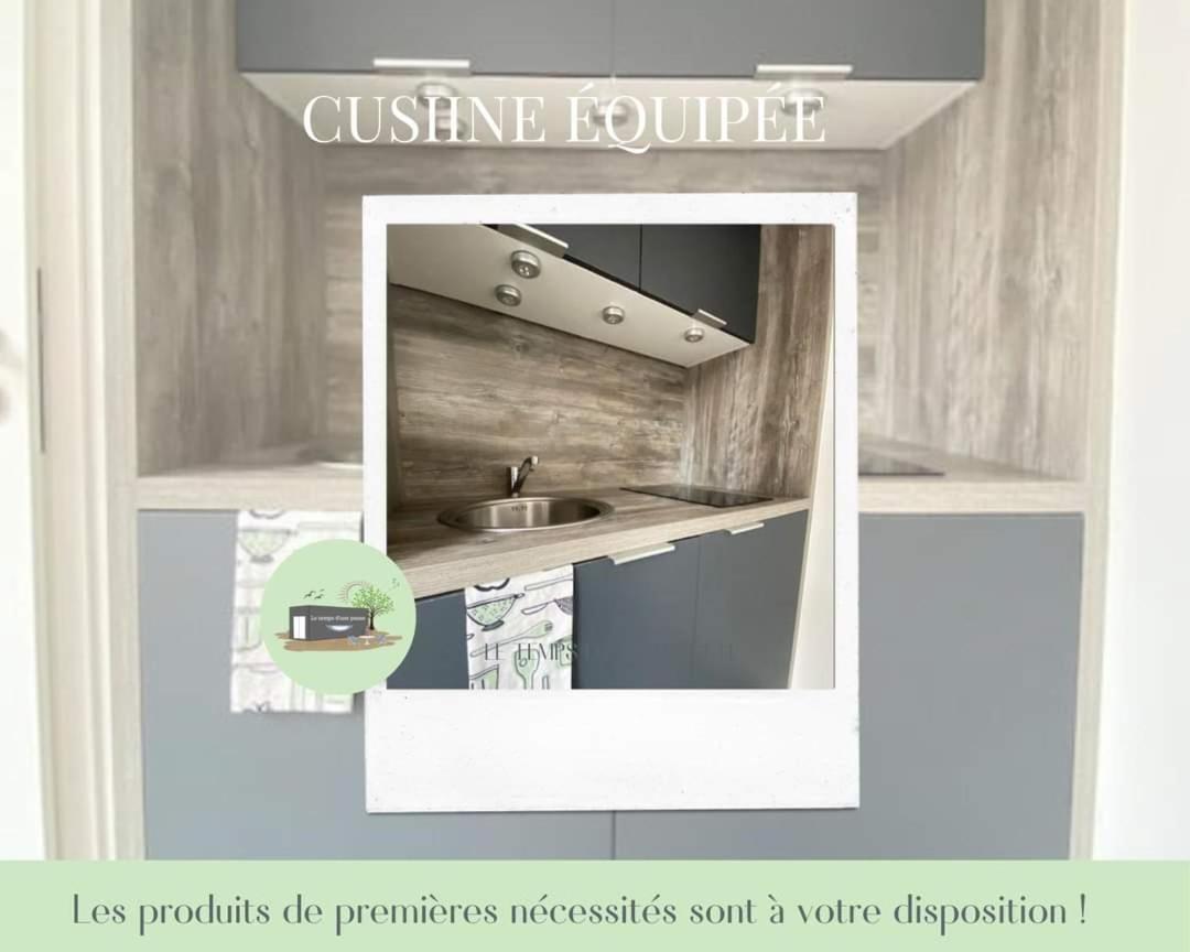 Studio De Jardin "Le Temps D Une Pause" Jusqu'A 4 Personnes En Face Du Beaujolais - Climatisation Et Borne Recharge Vehicule Electrique Montmerle-sur-Saone المظهر الخارجي الصورة