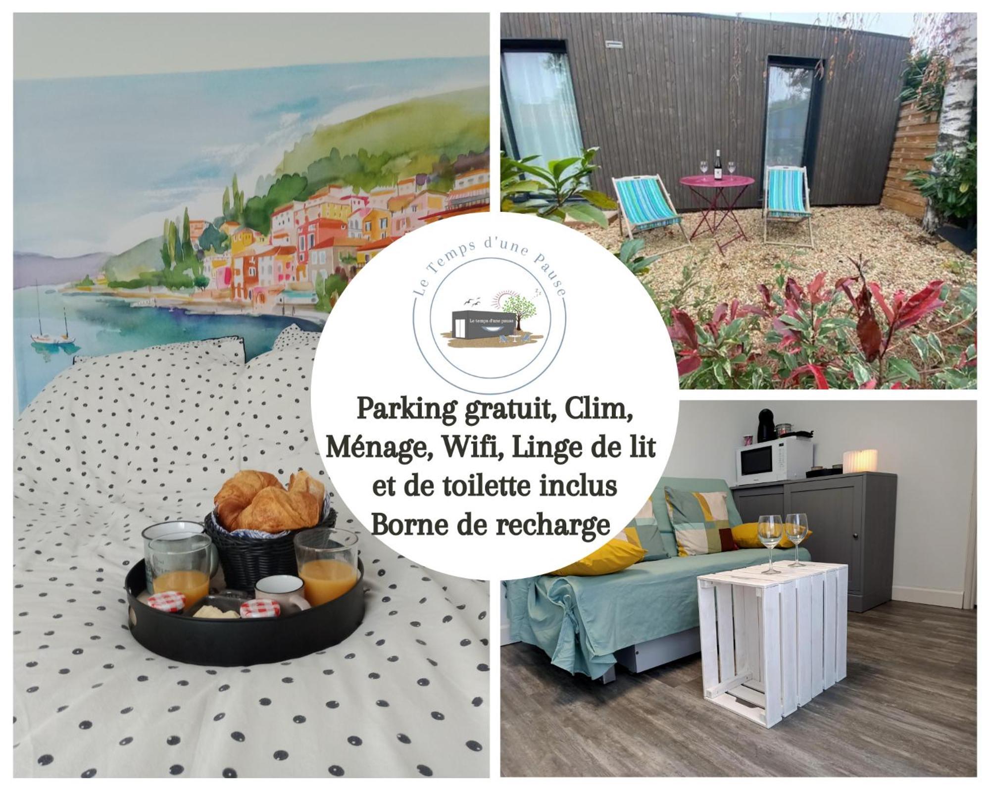 Studio De Jardin "Le Temps D Une Pause" Jusqu'A 4 Personnes En Face Du Beaujolais - Climatisation Et Borne Recharge Vehicule Electrique Montmerle-sur-Saone المظهر الخارجي الصورة